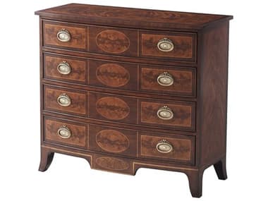 Theodore Alexander Essential 40" Wide Brown Mahogany Wood Accent Chest TAL6005200