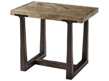Theodore Alexander The Echoes 30" Rectangular Wood Echo Oak End Table TALCB50039C062