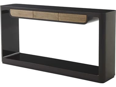 Theodore Alexander Cava Lacquer / Brushed Wenge 66'' Wide Rectangular Console Table TALMB53002