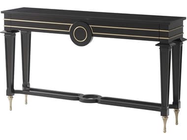 Theodore Alexander Vanucci Eclectics 60" Rectangular Wood Imbuya Burl Veneer Console Table TAL5305175