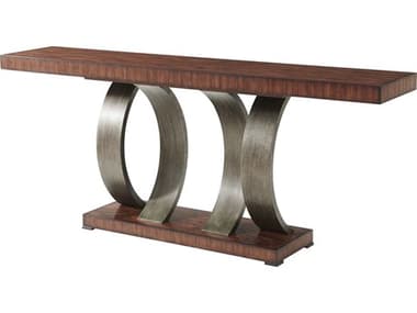 Theodore Alexander Pacific walnut 82'' Wide Rectangular Console Table TAL5305181