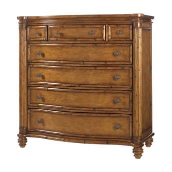 Tommy Bahama Island Estate 50" Wide 7-Drawers Brown Accent Chest TO010531329