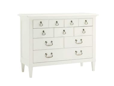 Tommy Bahama Ivory Key Elbow Beach 48" Wide 8-Drawers White Solid Wood Dresser TO010543222