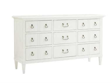 Tommy Bahama Ivory Key Grotto Isle 68" Wide 9-Drawers White Solid Wood Dresser TO010543234