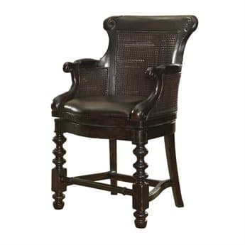 Tommy Bahama Kingstown Dunkirk Leather Swivel Counter Stool TO01061981501