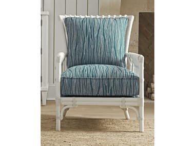 Tommy Bahama Ocean Breeze 27" Blue Fabric Accent Chai TO0119511141
