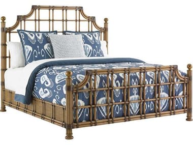 Tommy Bahama Twin Palms St. Kitts Rattan King Poster Bed TO558144C