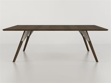 Tronk Design Clarke Collection 46" Rectangular Wood White Coffee Table TROCLKCOFWALSMRECWH