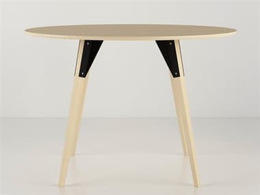 Tronk Design Clarke Collection 46" Oval Wood Black Dining Table TROCLKDINMPLSMOVLBL