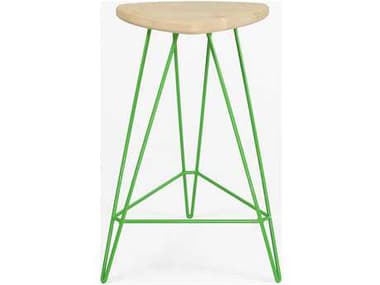 Tronk Design Madison Green Side Counter Height Stool TROMADCTRMPLGR