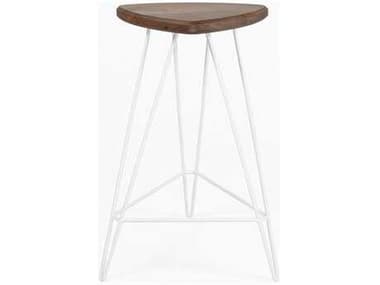 Tronk Design Madison White Side Counter Height Stool TROMADCTRWALWH