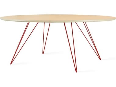 Tronk Design Williams Oval Coffee Table TROWILCOFMPLSMOVLRD