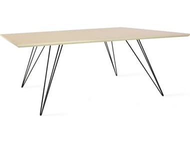 Tronk Design Williams 46" Rectangular Wood Coffee Table TROWILCOFMPLSMRECBL