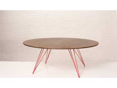 Tronk Design Williams 46" Oval Wood Coffee Table TROWILCOFWALLGOVLRD