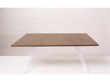 Tronk Design Williams 46" Square Wood Coffee Table TROWILCOFWALLGSQWH