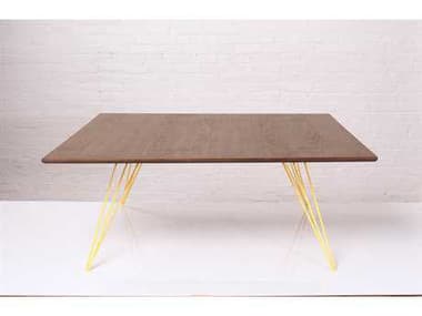 Tronk Design Williams 46" Square Wood Coffee Table TROWILCOFWALLGSQYL