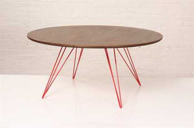 Tronk Design Williams Round Wood Coffee Table TROWILCOFWALSMCIRRD