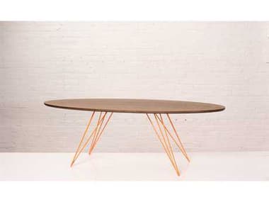 Tronk Design Williams 23" Oval Wood Coffee Table TROWILCOFWALXSMOVLOR