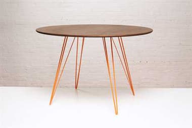 Tronk Design Williams 46" Round Wood Dining Table TROWILDINWALLGCIROR