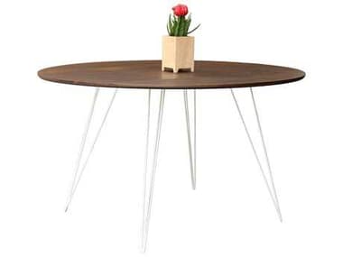 Tronk Design Williams 46" Oval Wood Dining Table TROWILDINWALLGOVLWH