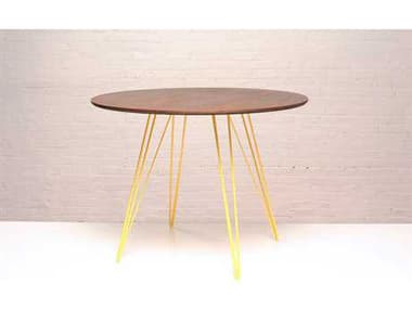 Tronk Design Williams 40" Round Wood Dining Table TROWILDINWALSMCIRYL