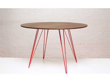 Tronk Design Williams 40" Oval Wood Dining Table TROWILDINWALSMOVLRD