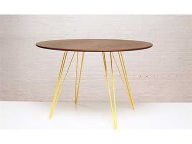 Tronk Design Williams 40" Oval Wood Dining Table TROWILDINWALSMOVLYL