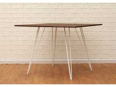 Tronk Design Williams 40" Rectangular Wood Dining Table TROWILDINWALSMRECWH