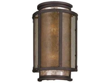 Troy Lighting Copper Mountain Copper Mountain Bronze Two-Light 11'' Wide Outdoor Wall Light TLB3273