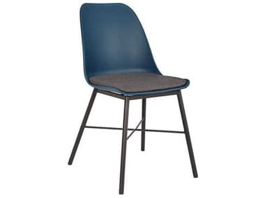 Unique Furniture Whistler Blue Fabric Upholstered Side Dining Chair JE1039