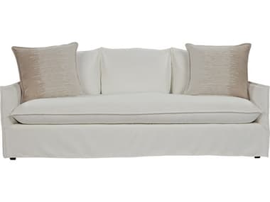 Universal Furniture Getaway Siesta Key 90" Super Salt White Fabric Upholstered Sofa UFU033501001