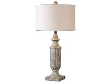 Uttermost Agliano Aged Dark Pecan Table Lamp UT261961