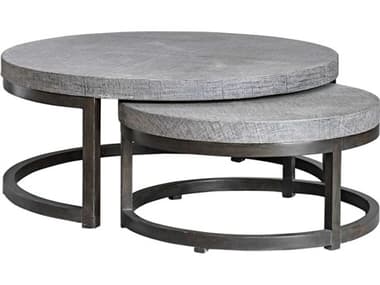 Uttermost Aiyara 42'' Wide Round Coffee Table Nesting UT25882