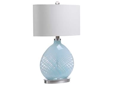 Uttermost Aquata Light Blue 1-light Glass Table Lamp UT282811