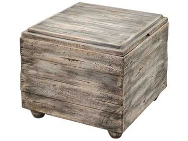 Uttermost Avner 22.5 Square Wooden Cube Table UT25603