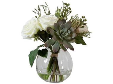 Uttermost Belmonte Floral Bouquet and Vase UT60182