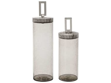 Uttermost Carmen Seeded Glass Containers (Set of 2) UT17870