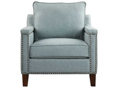 Uttermost Charlotta 31" Blue Fabric Accent Chair UT23381