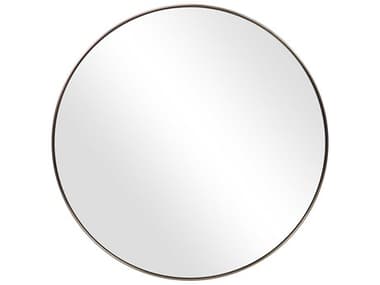 Uttermost Coulson Antique Brushed Brass 32'' Round Wall Mirror UT09617