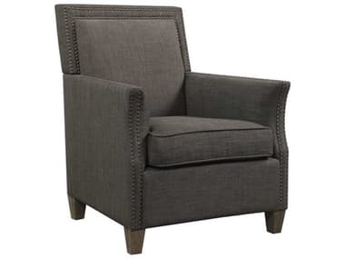 Uttermost Darick 30" Gray Fabric Accent Chair UT23472