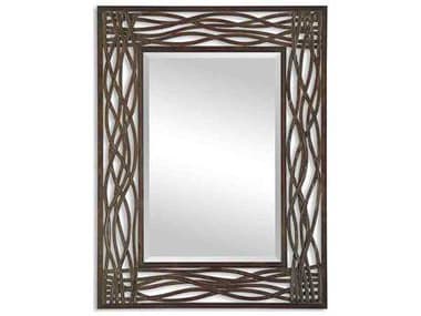 Uttermost Dorigrass 32 x 42 Brown Metal Wall Mirror UT13707