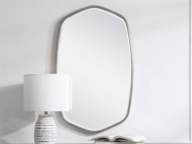 Uttermost Duronia Brushed Silver 22''W x 36''H Wall Mirror UT09703