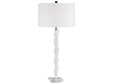 Uttermost Ibiza White / Light Gray 1-light Crystal Buffet Lamp UT28296