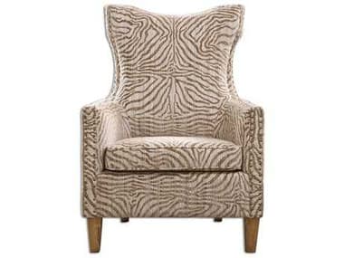 Uttermost Kiango 30" Beige Fabric Accent Chair UT23208