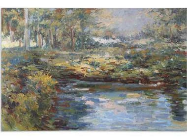 Uttermost Lake James Hand Painted Wall Art UT32200
