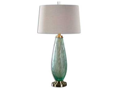 Uttermost Lenado Sea Green Glass Table Lamp UT27003