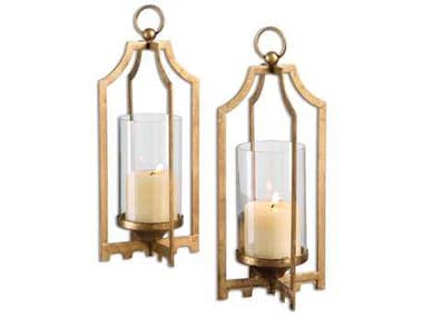 Uttermost Lucy Golds Candle Holder (Set of 2) UT19957