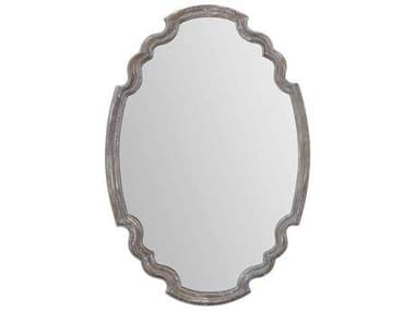 Uttermost Ludovica 24 x 35 Aged Wood Wall Mirror UT14483