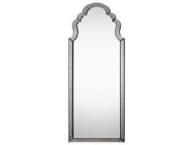 Uttermost Lunel Silver Leaf 26L x 62H Arched Mirror UT9037
