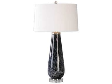 Uttermost Marchiazza Dark Charcoal & Metallic Bronze Table Lamp UT27156
